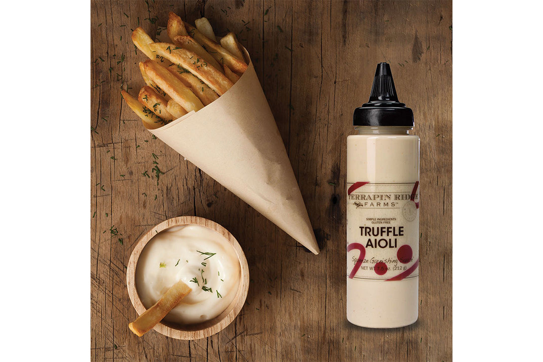 Truffle Aioli French Fries with Terrapin Ridge Farms Truffle Aioli Truffle Aioli French Fries with Terrapin Ridge Farms Truffle Aioli